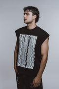 BLACK HOLE SLEEVELESS TOP